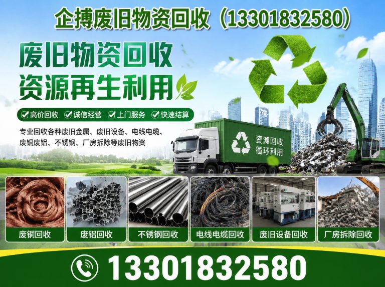长宁区企搏废旧物资回收展示图